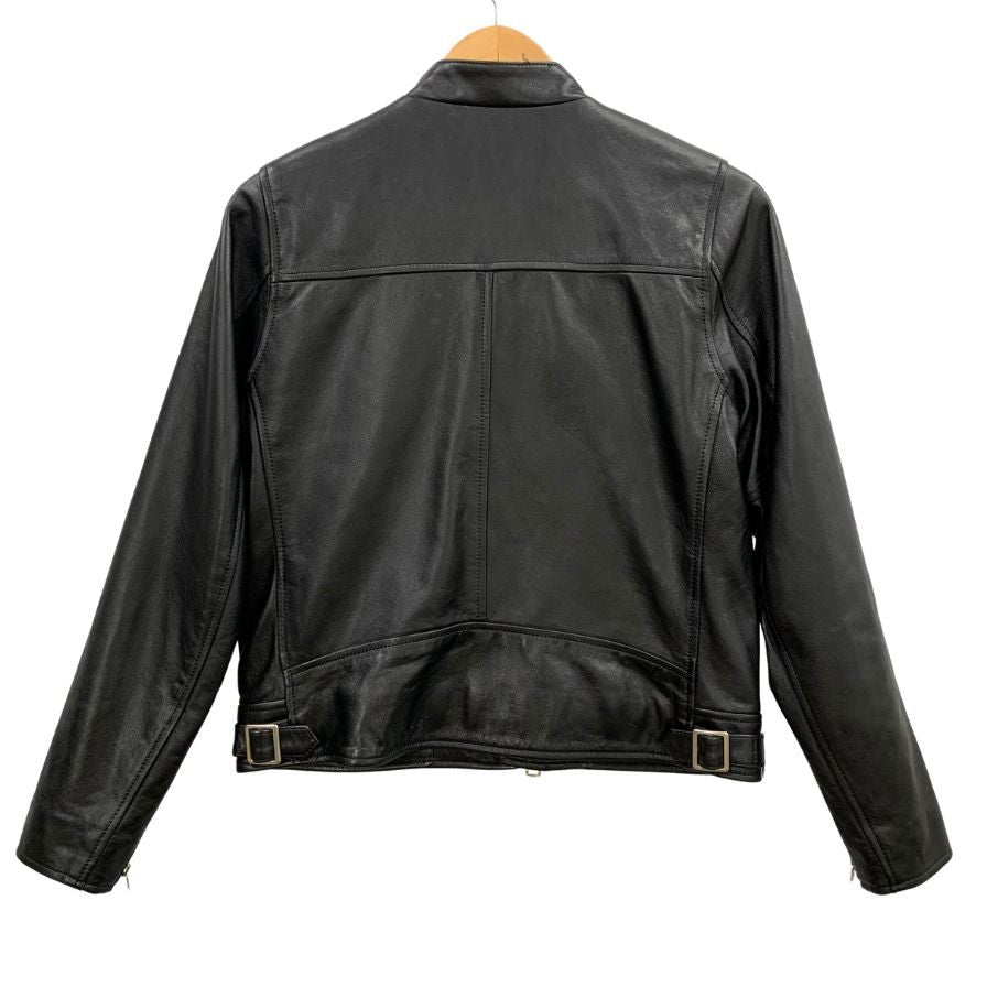 美品◆ショット ライダースジャケット ダブルブレスト レザー 3101048 ブラック レディース サイズ フリー schott 【AFG1】