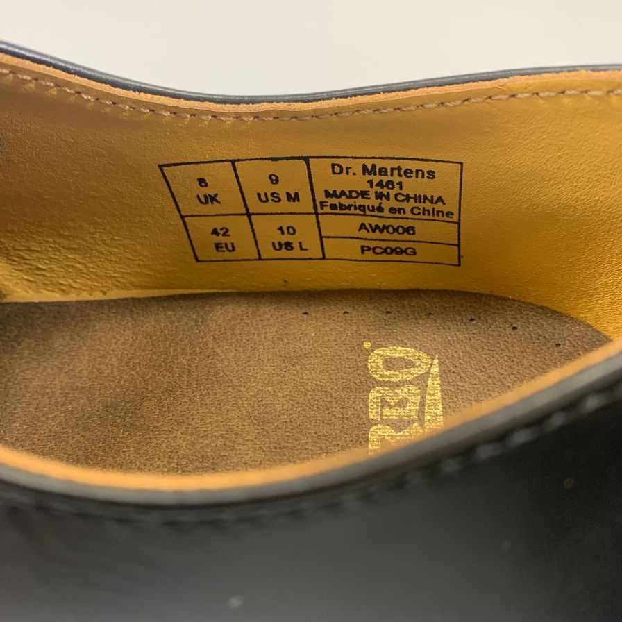 ドクターマーチン 1461 3ホール シューズ メンズサイズ US8 ブラック Dr.Martens 約26.0cm【AFC2】