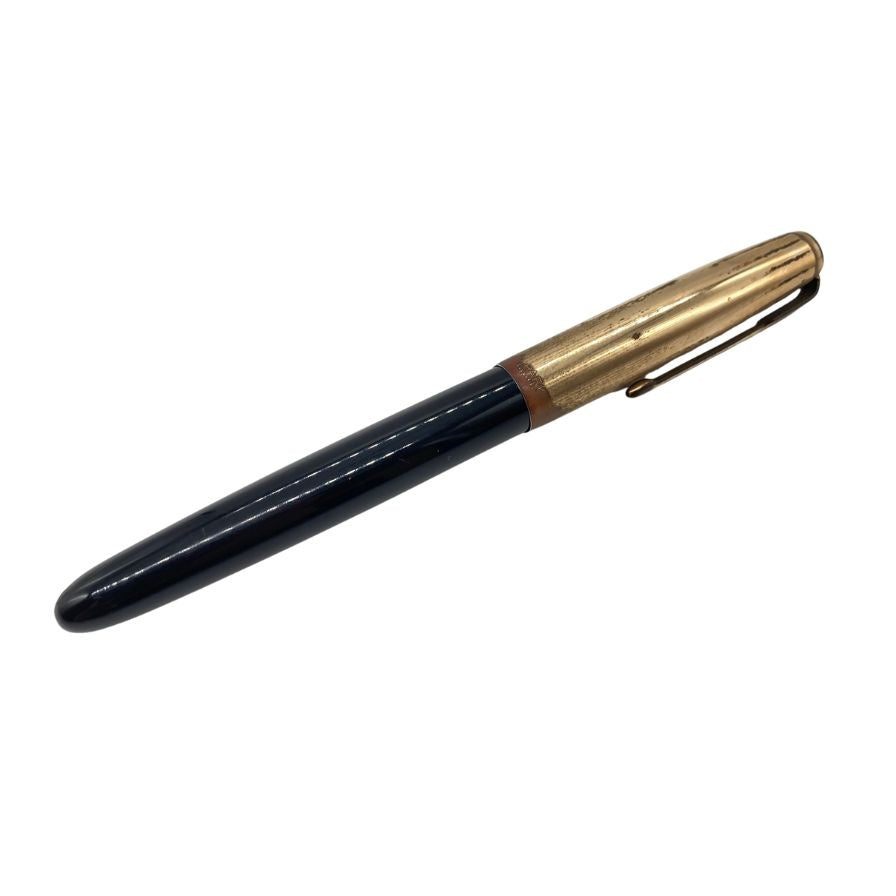 パーカー 51 万年筆 エアロフィラー式 ブラック×ゴールド 12金張 PARKER【AFI17】