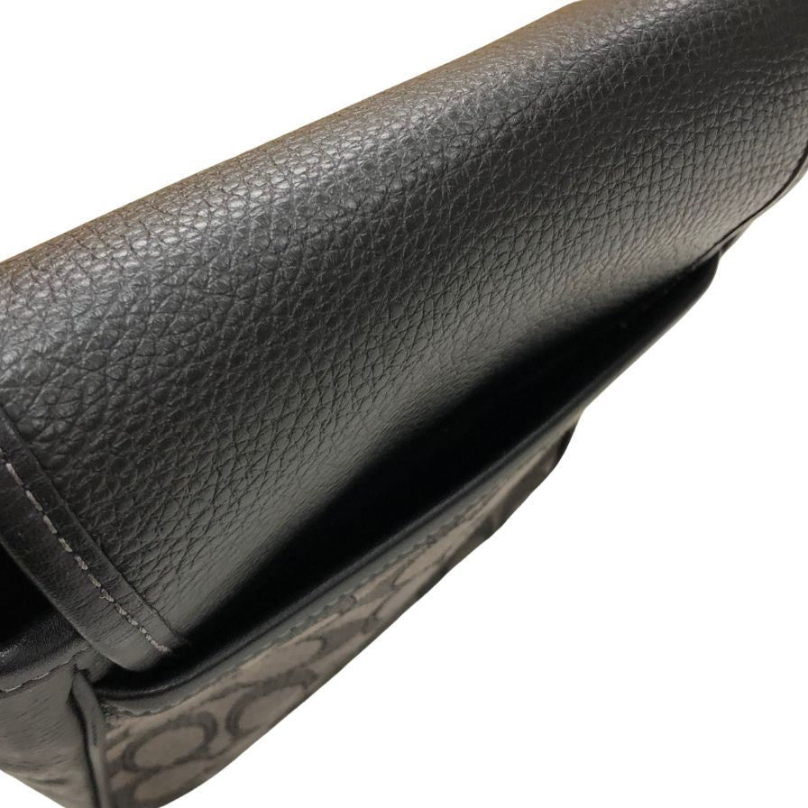 コーチ ショルダーバッグ ルーカス クロスボディ シグネチャー ジャカード CO915 ブラック COACH【AFE11】