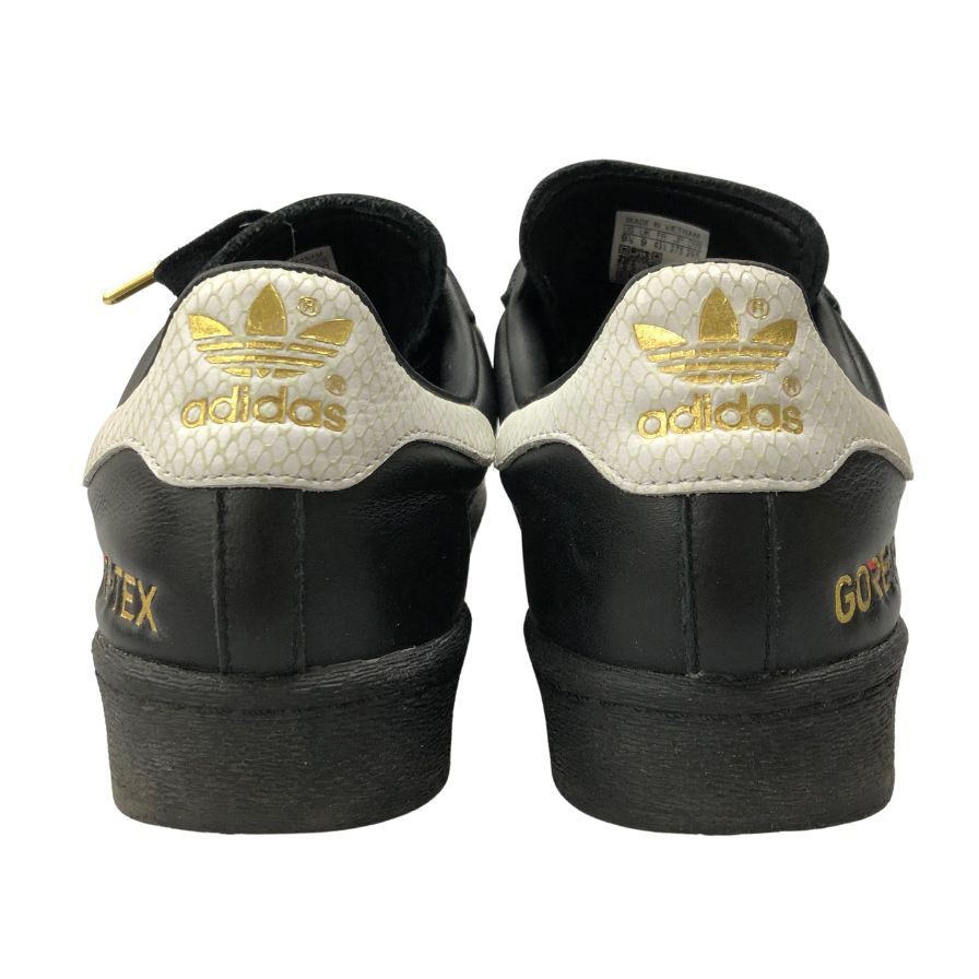 アディダス × アトモス ローカットスニーカー スーパースター レザー ゴアテックス ID3265 別注 ブラック メンズ サイズ27.5cm Adidas Atomos 約27.5cm【AFC3】
