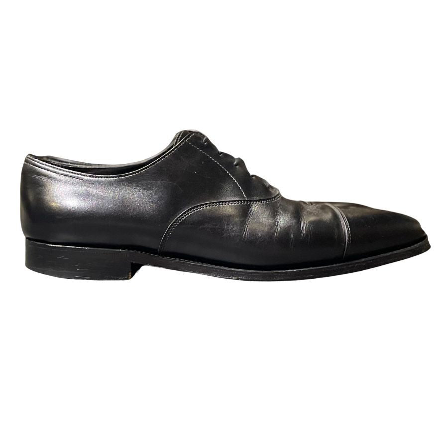 ジョンロブ レザーシューズ ストレートチップ シティ2 7000ラスト カーフ メンズ ブラック サイズUK8D JOHN LOBB CITY2 ビジネスシューズ 約27.0cm【LA】【中古】