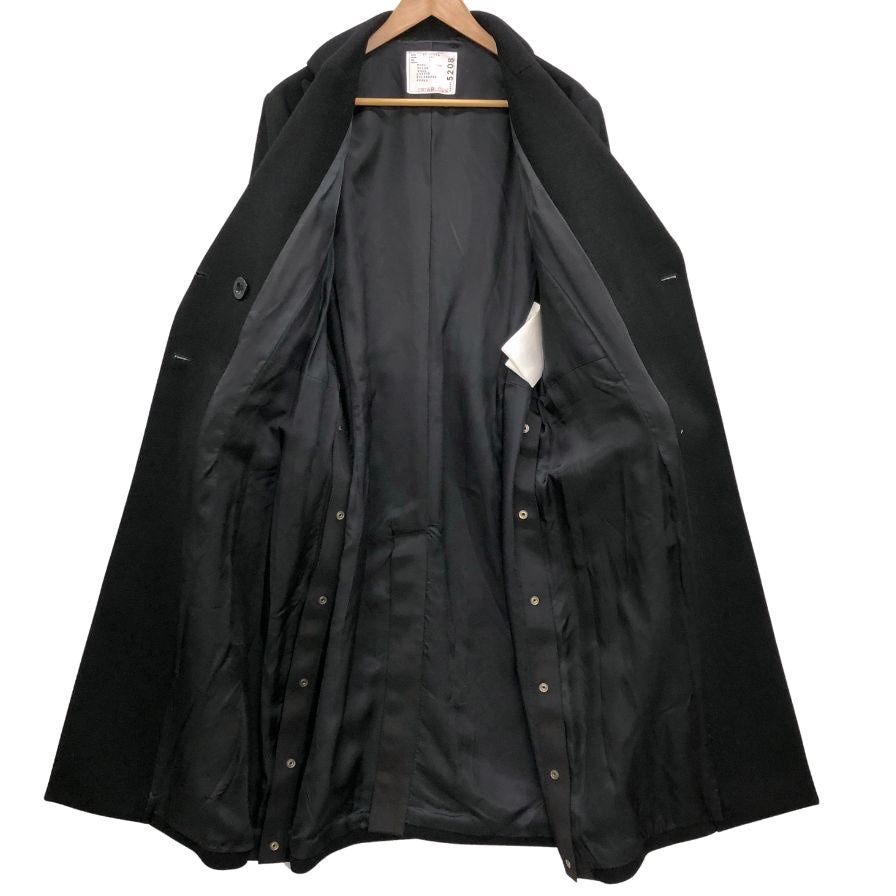 極美品◆サカイ 20年製 ドッキングロングコート レディース サイズ2 ブラック 20-05208 sacai 【AFB56】