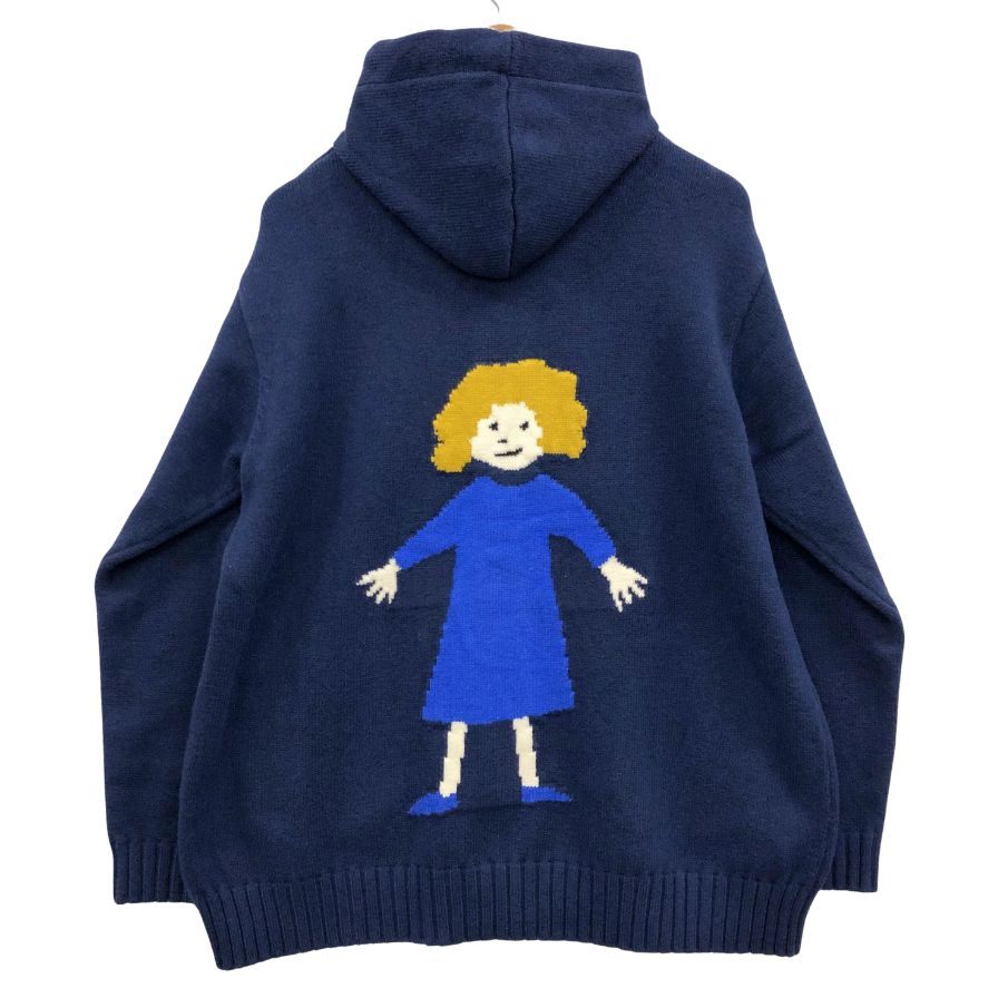 新品同様◆カーサピッコーネ カーディガン ネイビー サイズ38 レディース CASA PICONE 【AFB22】