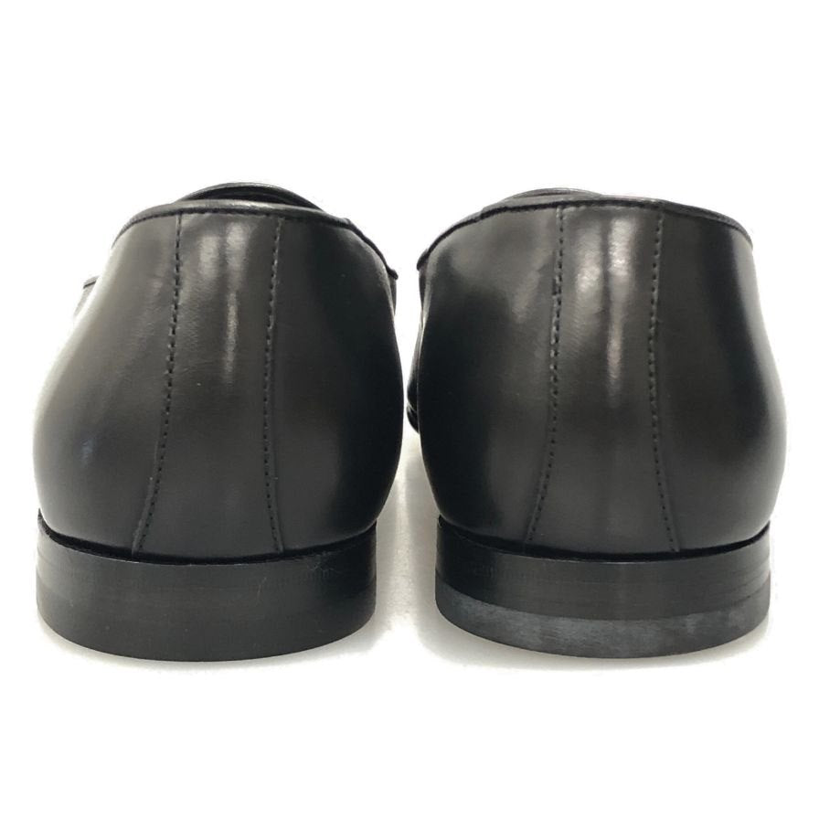マノロブラニク タッセルローファー ブラック サイズ9 MANOLO BLAHNIK 約27.5cm【AFD5】