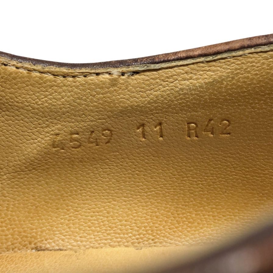 パラブーツ チロリアンシューズ ミカエル カーフ メンズ サイズ42 ブラウン PARABOOT MICHAEL ビジネスシューズ 約27.0cm【LA】【中古】