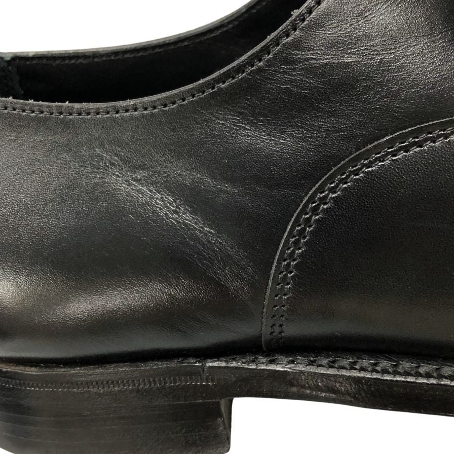 チーニー レザーシューズ ジェフェリー ストレートチップ カーフ ブラックUK6 CHEANEY 約25.0cm【AFC33】