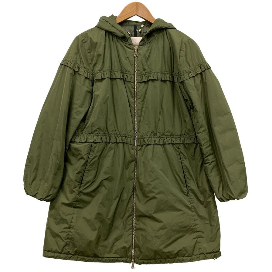 美品◆モンクレール 19SS ダウンコート LUXEMBOURG GIUBBOTTO カーキ レディース サイズ2 MONCLER 【AFA1】