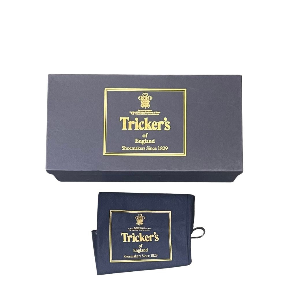 トリッカーズ バートン ウイングチップ M5633 ウィートキャバリエ ブラウン メンズ サイズUK8 Tricker's ビジネスシューズ 約27.0cm【LA】【中古】
