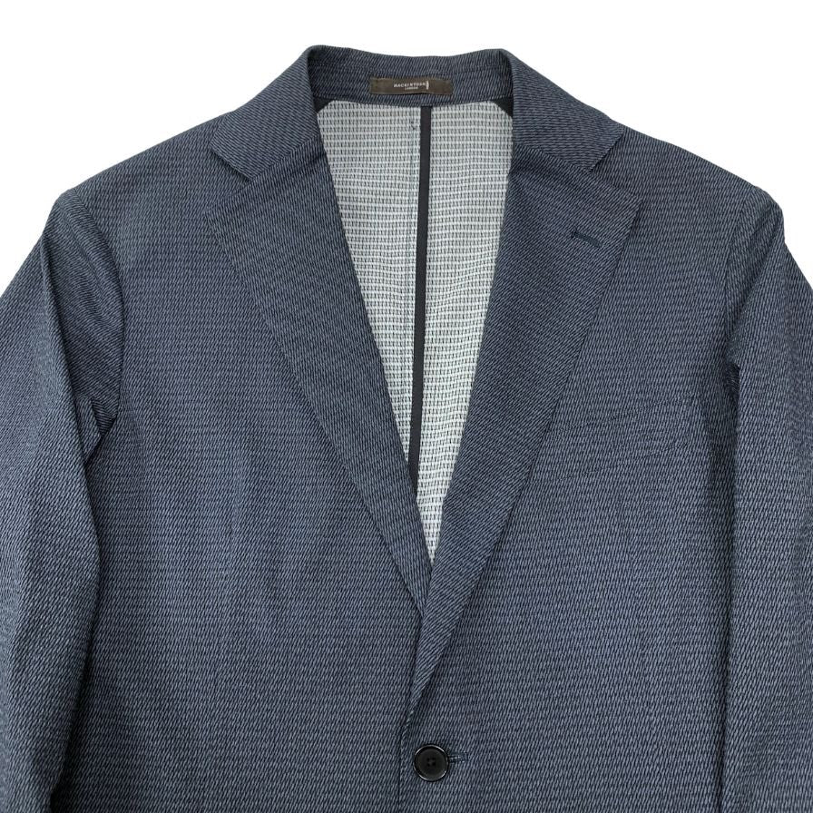 マッキントシュ セットアップ スーツ ポリエステル DEO Factor 総柄 ネイビー メンズ サイズ36 Mackintosh【AFB40】