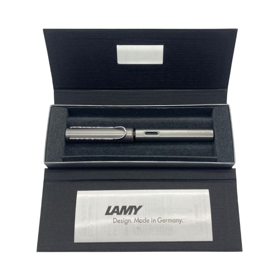 ラミー 万年筆 サファリ シルバー Fニブ LAMY【AFI9】