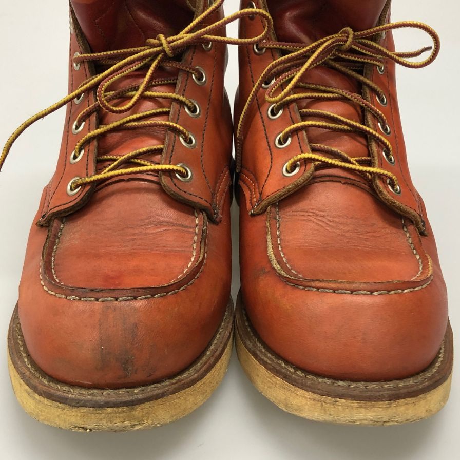 レッドウィング ワークブーツ 8875 6インチ レザー クラシックモックトゥ ワインレッド メンズ サイズUS9E RED WING 約27.0cm【AFC47】