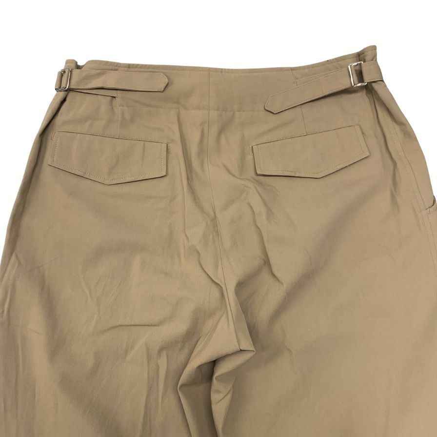フェンダール アジャスター付き コットンパンツ ベージュ サイズL グランデ 日本製 grande Fendart MADE IN JAPAN 【AFB4】