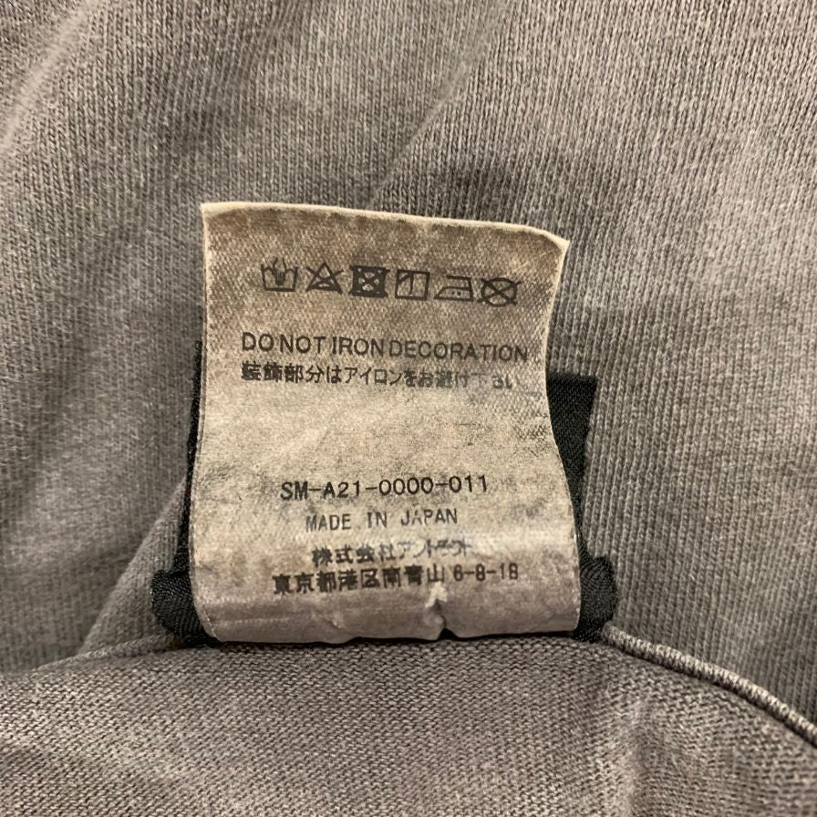 美品◆セントマイケル Tシャツ ピンクシープ 21AW サイズXL メンズ グレー SAINT MICHAEL 【AFB19】