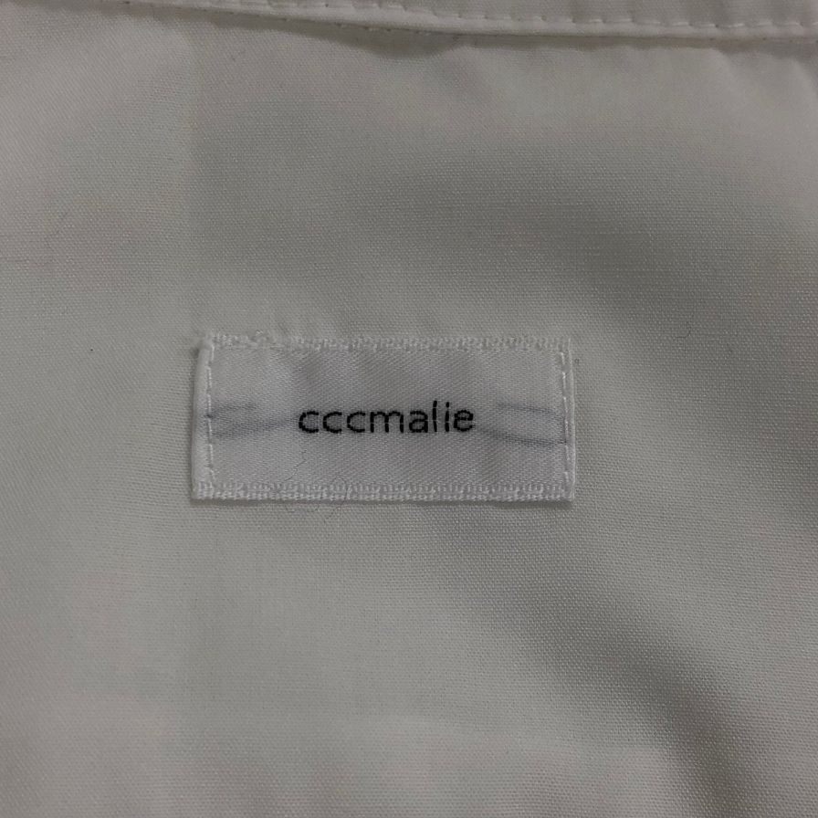美品◆シーマリー 半袖シャツ バルーンスリーブ ホワイトレディース サイズ表記なし cccmalie 【AFB12】