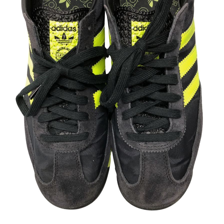 アディダス ローカットスニーカー ナイロンキャンバス スウェード 24年製 ブラック イエロー メンズ サイズ27cm IG4647 adidas SL 72 RS 約27.0cm【AFD1】