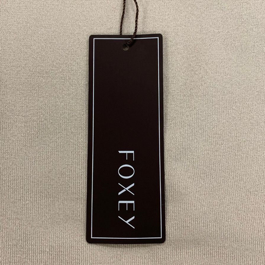 美品◆フォクシー タンクトップ 41211 ブティック ベージュ レディース サイズ38 FOXEY 【AFB27】