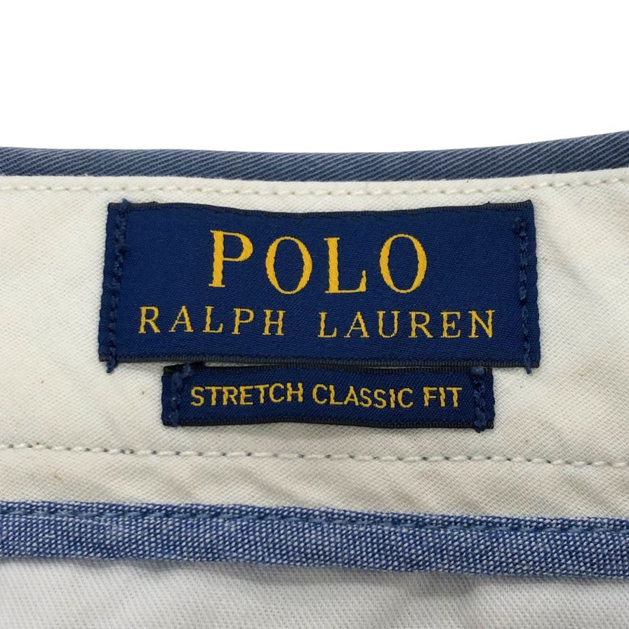 ポロ ラルフローレン ハーフパンツ ショートパンツ チノ ストレッチ クラシック フィット サイズ30 メンズ ブルー系 POLO RALPH LAUREN 【AFB46】