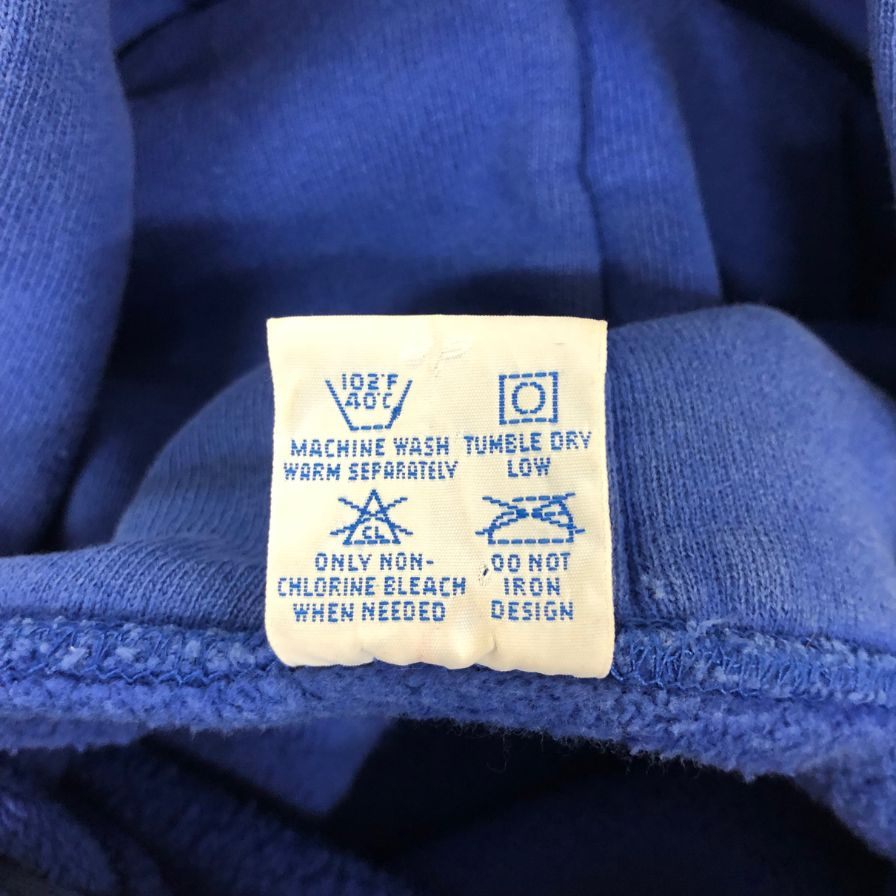 中古◆チャンピオン リバースウィーブ 90S 刺繍タグ USA製 ブルー メンズ サイズS champion reverse weave 【AFB10】