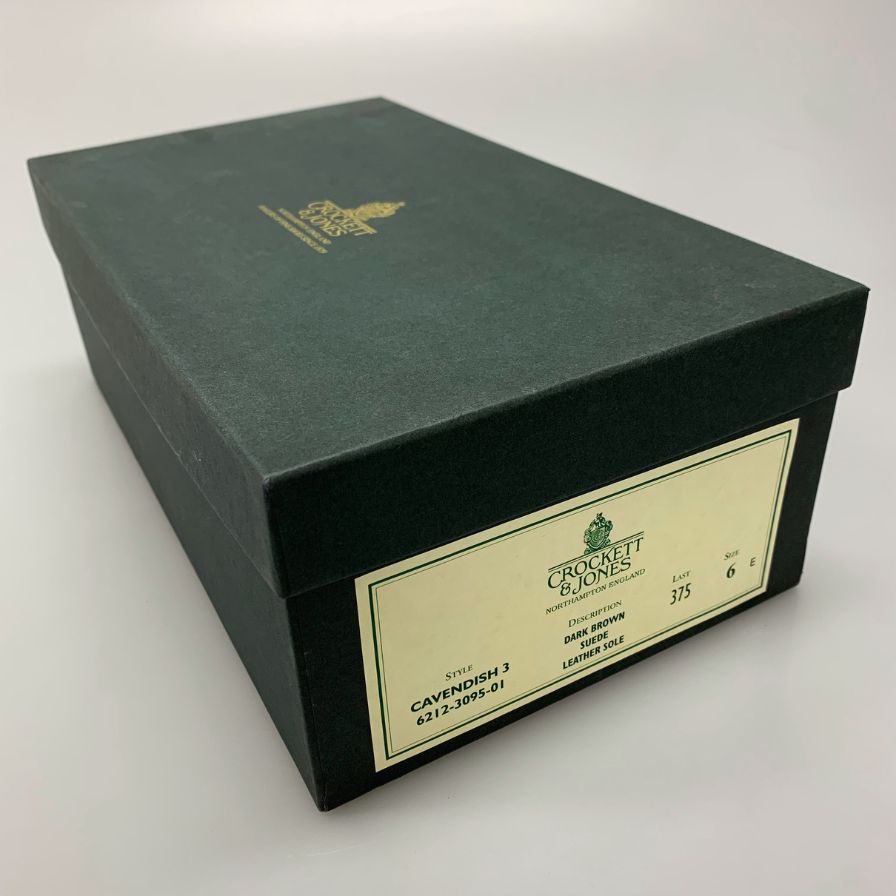 クロケット&ジョーンズ スエード タッセルローファー 6212-3095-01 ブラウン サイズ6E メンズ 革靴 CROCKETT&JONES CAVENDISH3 約24.5cm【AFD13】
