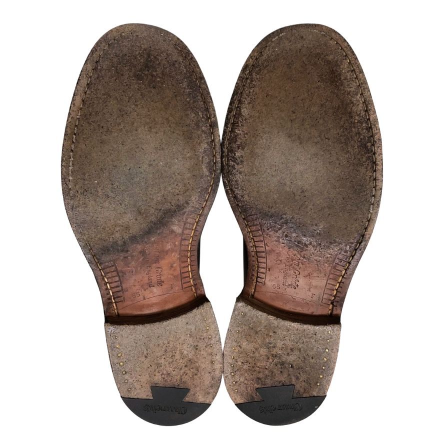 チャーチ レザーシューズ プレーントゥ シャノン メンズ ブラウン サイズ65F Church’s Shannon ビジネスシューズ 約25.5cm【LA】【中古】
