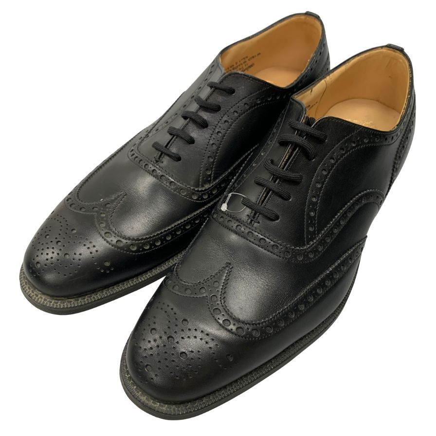 チャーチ レザーシューズ チェットウィンド サイズ7.5 メンズ ブラック Church's CHETWYND ビジネスシューズ 約26.0cm【LA】【中古】