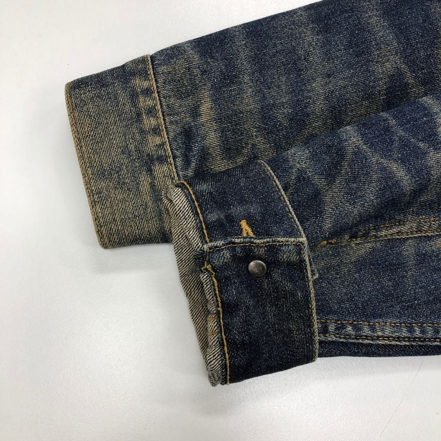 美品◆ラングラー デニムジャケット M4701 サイズL メンズ ブルー系 Wraugler 【AFB8】