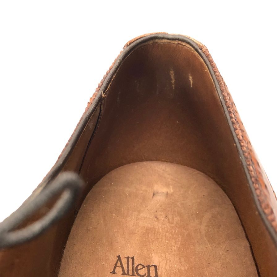 アレンエドモンズ レザーシューズ Sanford パンチドキャップ ブラウン メンズ サイズ11 Allen Edmonds 約29.0cm【AFD2】