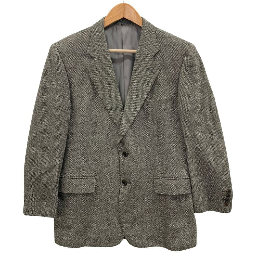 美品◆アクアスキュータム 96AB5 テーラードジャケット カシミヤ グレー メンズ サイズ3F Aquascutum 【AFA6】