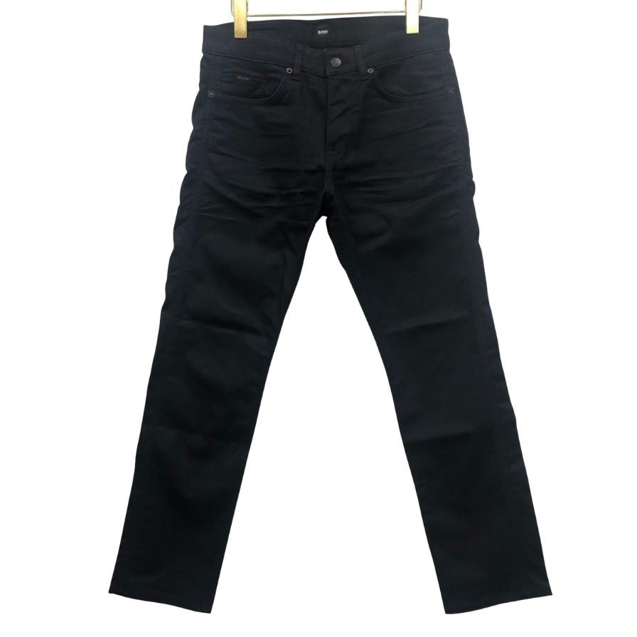 ヒューゴボス コットンパンツ ネイビー メンズ US32 HUGO BOSS 【AFB26】