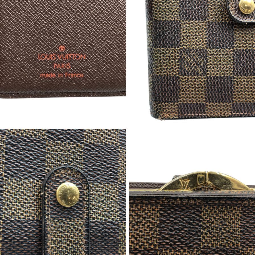 ルイヴィトン コンパクトウォレット モノグラム ポルトモネビエヴィエノワ N61664 財布 レザー ブラウン LOUIS VUITTON【AFI19】