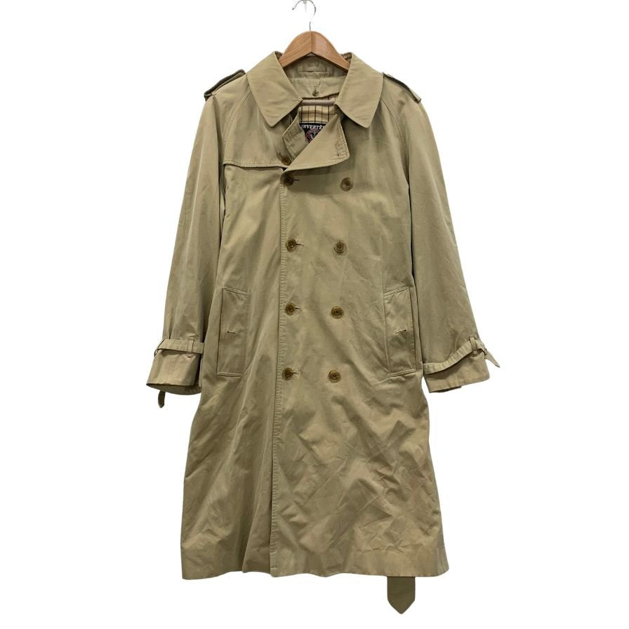 美品◆インバーティア トレンチコート ライナー付 ベージュ系 サイズ38 メンズ INVERTERE 【AFA17】