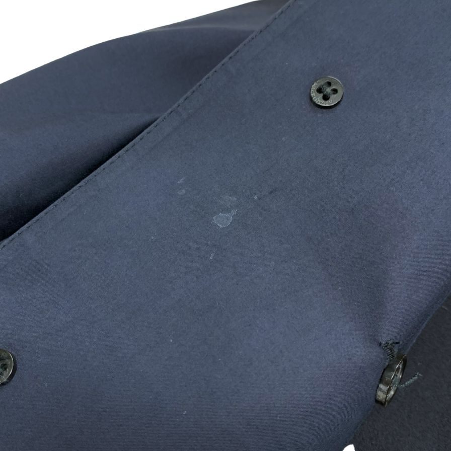 マッキントッシュ ステンカラーコート ダンケルド ゴム引き コットン サイズ36 メンズ ブラック MACKINTOSH【LA】