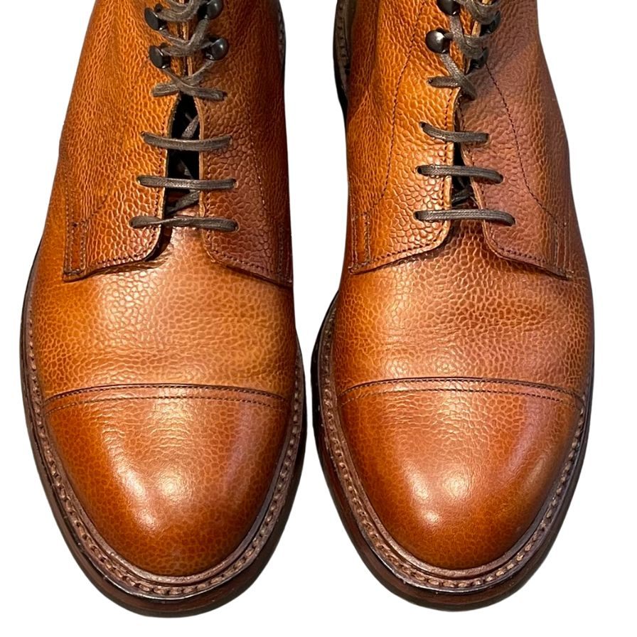 クロケット&ジョーンズ カントリーブーツ コニストン2 グレインレザー ブラウン メンズ サイズUK6E CROCKETT&JONES CONISTON2 ビジネスシューズ 約25.0cm【LA】【中古】