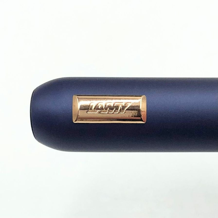 ラミー 万年筆 ダイアログCC ペン先14k 回転式 ブルー LAMY【AFI20】