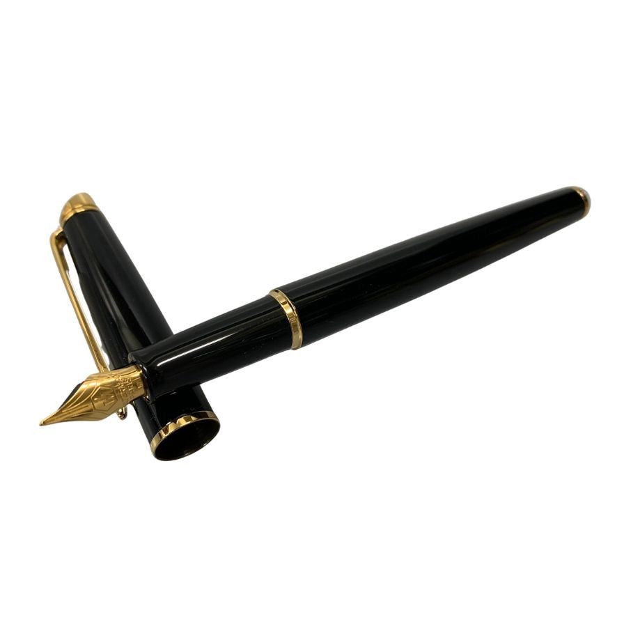 ウォーターマン 万年筆 メトロポリタン エッセンシャル ブラック×ゴールド Fニブ WATERMAN【AFB53】