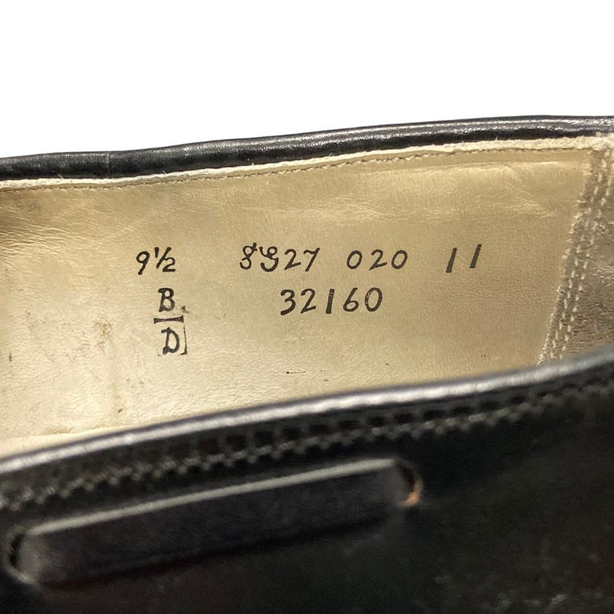 オールデン 32160 コードバン ローファー キルト ブラック サイズ9.5D ALDEN ローファー 約27.5cm【LA】【中古】