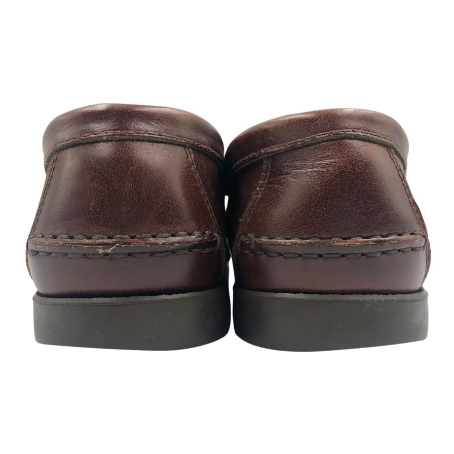 パラブーツ ローファー コロー マリンソール 0114 ブラウン系 サイズ6.5 メンズ Paraboot CORAUX 約25.0cm【AFC41】