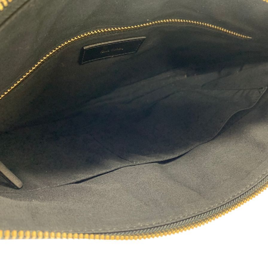 中古◆ポールスミス クラッチバッグ レザー ブラック メンズ Paul Smith【AFE5】