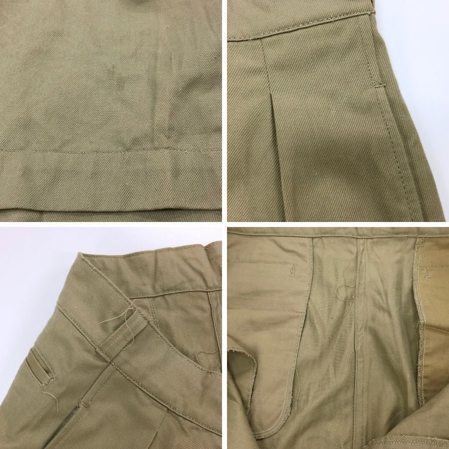 フレンチ アーミー M52 ショートパンツ メンズ ベージュ サイズ5 【AFB16】
