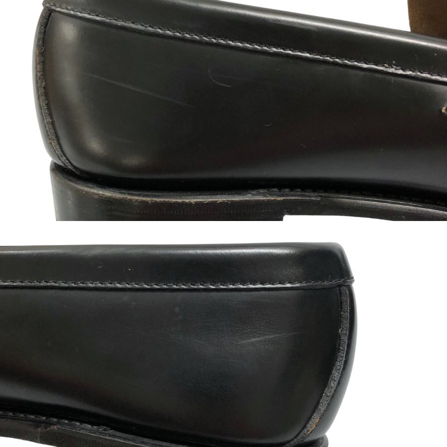 シェットランドフォックス ローファー 025F メンズ サイズ 7.5 ブラック SHETLANDFOX 約25.5cm【AFC8】