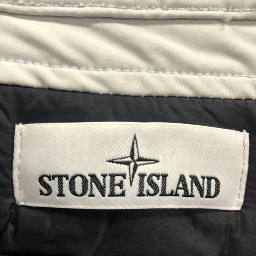 美品◆ストーンアイランド David-TC COAT PRIMAROFT インナー付き コート メンズ サイズXL オフホワイト STONE ISLAND 【AFF19】