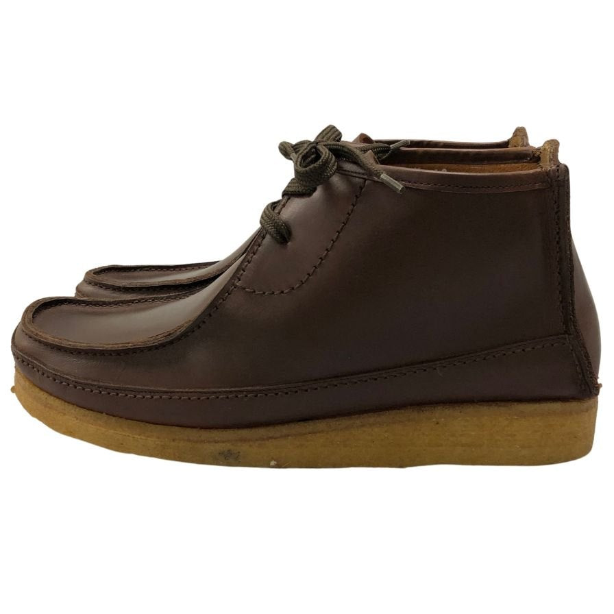 ウィーバーモカシン レザーブーツ ワラビー ブラウン サイズ43 メンズ Weaver Moccasin 約28.0cm【AFC44】