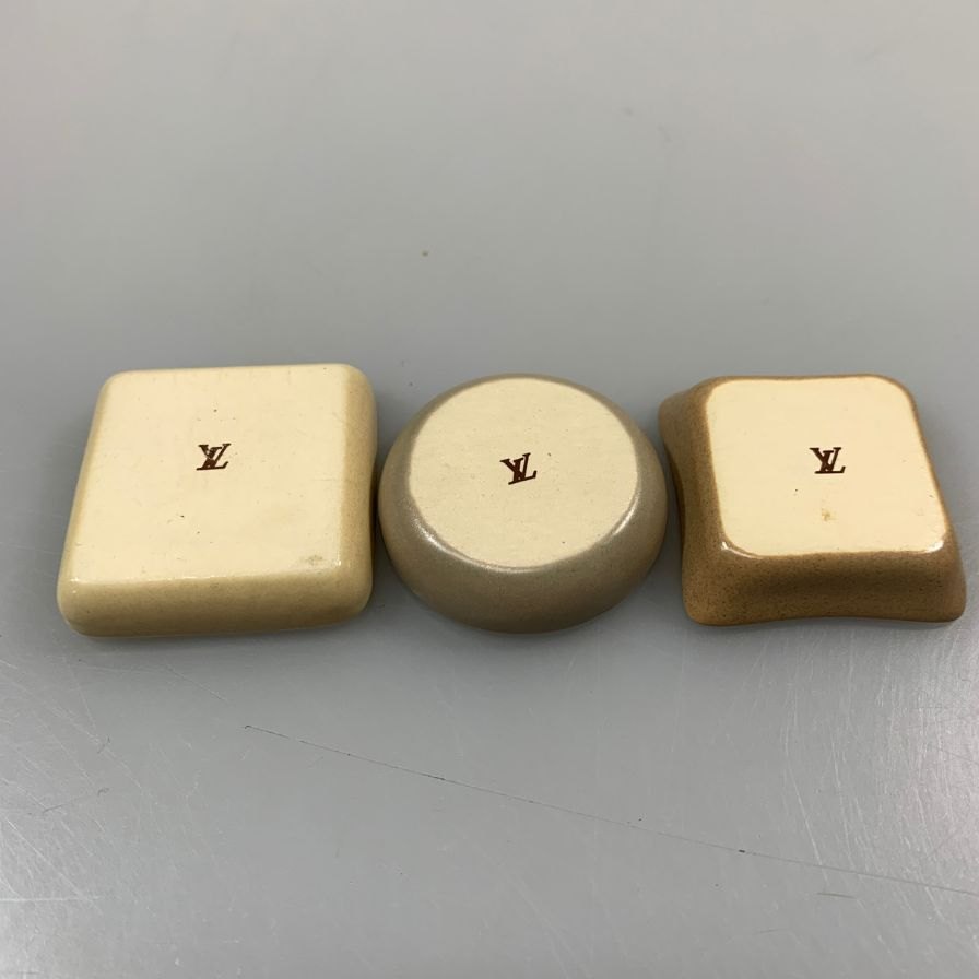 ルイヴィトン お香セット 25周年記念品 お香 セラミック製 お香立て 3種 LOUIS VUITTON【AFI20】【中古】
