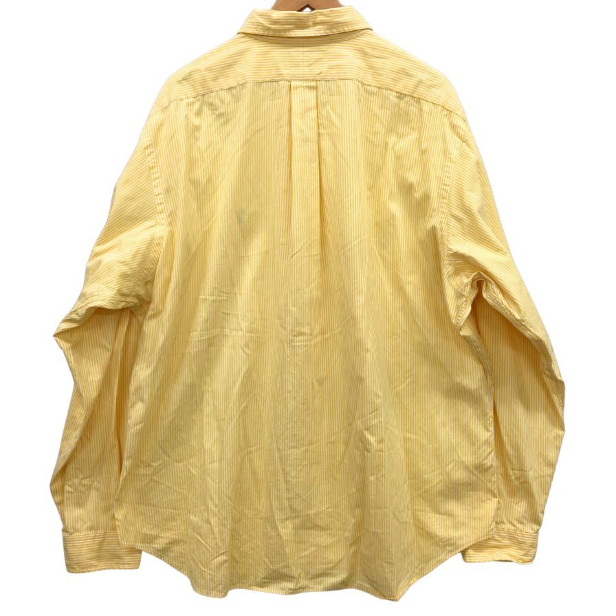 ラルフローレン 90S 長袖シャツ ストライプ イエロー系 サイズ18 Ralph Lauren【LA】