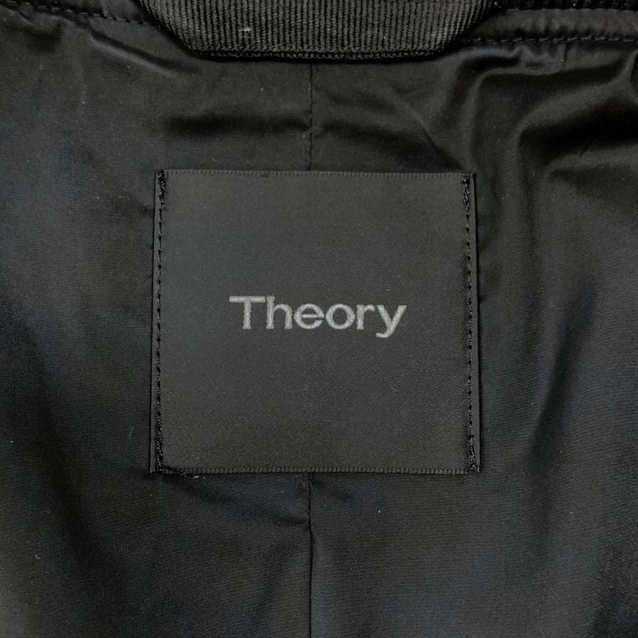 美品◆セオリー ジャケット ポリエステル ブルゾン XS ブラック メンズ サイズXS Theory 【AFB30】