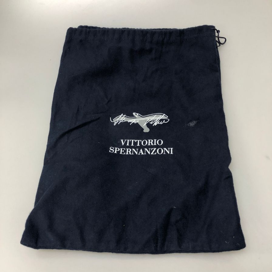ビットリオ スペルナンゾーニ ウィングチップ クレープソール ブラウン サイズ6.5 メンズ VITTORIO 約25.5cm【AFD15】