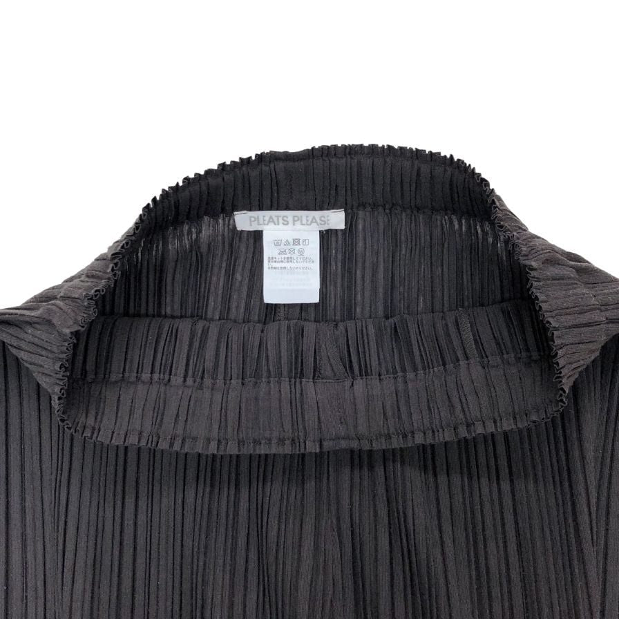 プリーツプリーズ イッセイミヤケ プリーツパンツ PP51JF614 ラミー レディース ブラウン サイズ4 PLEATS PLEASE ISSEY MIYAKE 【AFB19】