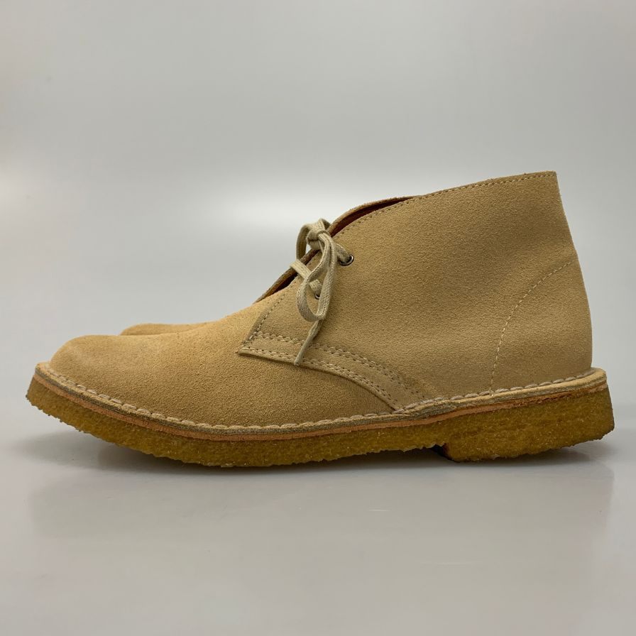 ロイドフットウェア レザーシューズ チャッカブーツ スエード クレープソール メンズ サイズ39 ベージュ系 Lloyd Footwear 約24.0cm【AFD4】