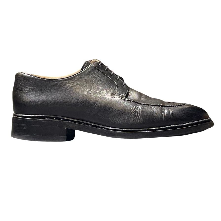 パラブーツ レザーシューズ ルソー Uチップ カーフ メンズ サイズUK7.5 ブラック PARABOOT ROUSSEAU ビジネスシューズ 約26.5cm【LA】【中古】